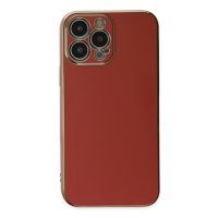 Newface iPhone 15 Pro Max Kılıf Volet Silikon - Kırmızı