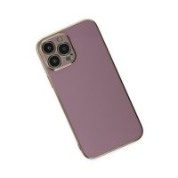 Newface iPhone 15 Pro Max Kılıf Volet Silikon - Mor