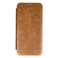 Newface iPhone 16 Kılıf Flip Cover - Taba