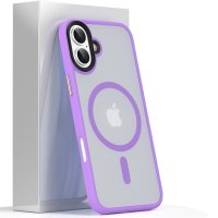 Newface iPhone 16 Kılıf Trex Magneticsafe Kapak - Lila