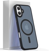 Newface iPhone 16 Kılıf Trex Magneticsafe Kapak - Siyah