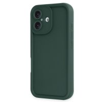 Newface iPhone 16 Kılıf Viera Silikon - Koyu Yeşil