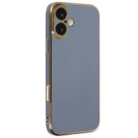 Newface iPhone 16 Kılıf Volet Silikon - Mavi