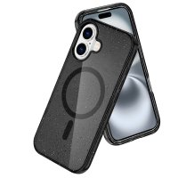 Newface iPhone 16 Plus Kılıf Glow Magsafe Kapak - Siyah