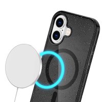 Newface iPhone 16 Plus Kılıf Glow Magsafe Kapak - Siyah