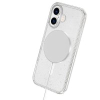 Newface iPhone 16 Plus Kılıf Glow Magsafe Kapak - Turuncu
