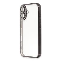 Newface iPhone 16 Plus Kılıf Razer Lensli Silikon - Siyah