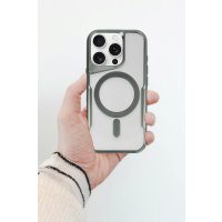 Newface iPhone 16 Pro Kılıf Boyi Magsafe Silikon Kapak - Desert