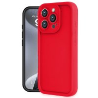 Newface iPhone 16 Pro Kılıf Viera Silikon - Kırmızı