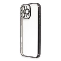 Newface iPhone 16 Pro Max Kılıf Razer Lensli Silikon - Siyah
