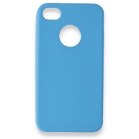 Newface iPhone 4 Kılıf First Silikon - Mavi