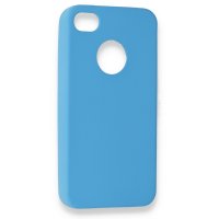 Newface iPhone 4 Kılıf First Silikon - Mavi