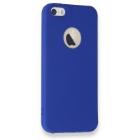 Newface iPhone 5 Kılıf First Silikon - Lacivert