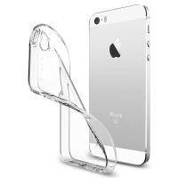 Newface iPhone 5 Kılıf Lüx Şeffaf Silikon - Şeffaf