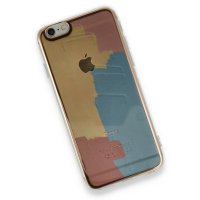 Newface iPhone 6 Kılıf Çiçekli Silikon - Kırmızı