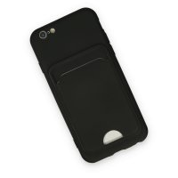 Newface iPhone 6 Kılıf Kelvin Kartvizitli Silikon - Siyah