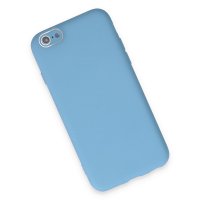 Newface iPhone 6 Kılıf Lansman Glass Kapak - Mavi