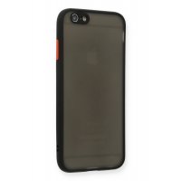 Newface iPhone 6 Kılıf Montreal Silikon Kapak - Siyah