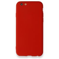 Newface iPhone 6 Kılıf First Silikon - Kırmızı