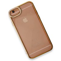 Newface iPhone 6 Plus Kılıf Liva Lens Silikon - Pudra