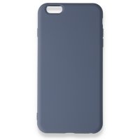 Newface iPhone 6 Plus Kılıf Nano içi Kadife Silikon - Gri