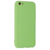 Newface iPhone 6 Plus Kılıf Nano içi Kadife  Silikon - Yeşil