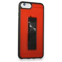 Newface iPhone 6 Plus Kılıf Toronto Silikon - Kırmızı