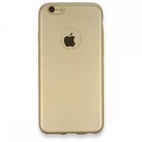 Newface iPhone 6 Kılıf First Silikon - Gold