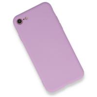 Newface iPhone 7 Kılıf Nano içi Kadife Silikon - Lila