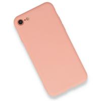 Newface iPhone 7 Kılıf Nano içi Kadife  Silikon - Pembe