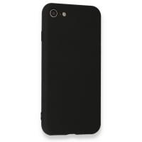 Newface iPhone 7 Kılıf Nano içi Kadife  Silikon - Siyah