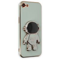 Newface iPhone 7 Kılıf Aston Stand Silikon - Yeşil