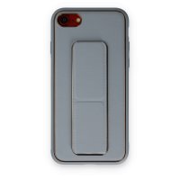 Newface iPhone 7 Kılıf Coco Deri Standlı Kapak - Sky Blue