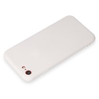 Newface iPhone 7 Kılıf First Silikon - Beyaz