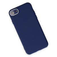 Newface iPhone 7 Kılıf Lansman Glass Kapak - Sky Blue
