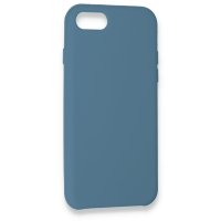 Newface iPhone 8 Kılıf Lansman Legant Silikon - Açık Mavi
