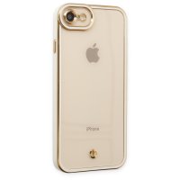 Newface iPhone 7 Kılıf Liva Lens Silikon - Beyaz