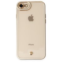 Newface iPhone 7 Kılıf Liva Lens Silikon - Beyaz