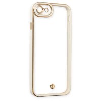 Newface iPhone 7 Kılıf Liva Lens Silikon - Beyaz