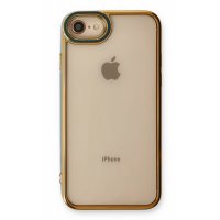Newface iPhone 7 Kılıf Liva Lens Silikon - Yeşil