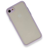 Newface iPhone 7 Kılıf Montreal Silikon Kapak - Mor
