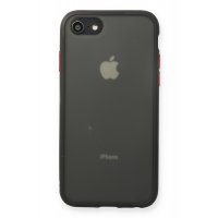 Newface iPhone 7 Kılıf Montreal Silikon Kapak - Siyah