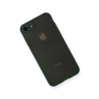 Newface iPhone SE 2020 Kılıf Montreal Silikon Kapak - Yeşil
