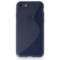 Newface iPhone SE 2020 Kılıf S Silikon - Mavi