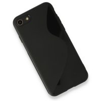 Newface iPhone SE 2020 Kılıf S Silikon - Siyah
