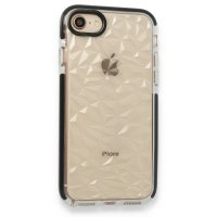 Newface iPhone 7 Kılıf Salda Silikon - Siyah