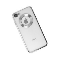 Newface iPhone 7 Kılıf Slot Silikon - Gümüş