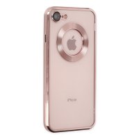Newface iPhone 7 Kılıf Slot Silikon - Rose Gold