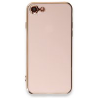 Newface iPhone 7 Kılıf Volet Silikon - Pembe