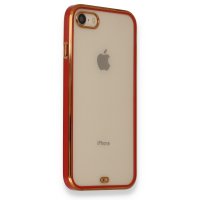 Newface iPhone 7 Kılıf Liva Silikon - Kırmızı